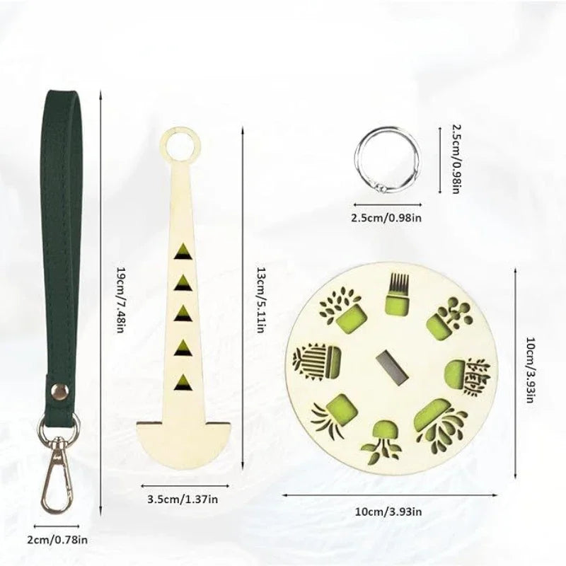 Wooden Yarn Holder Crochet, and knitting Accessories Wool Ball Winder Yarn Holder.