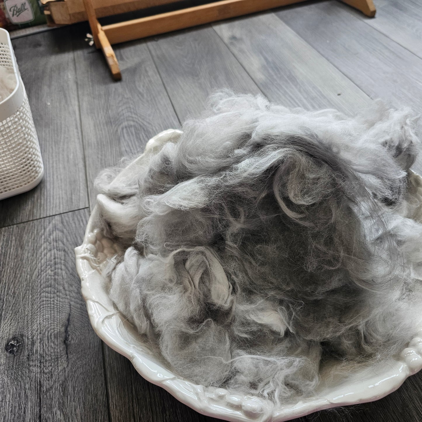 English angora rabbit fiber