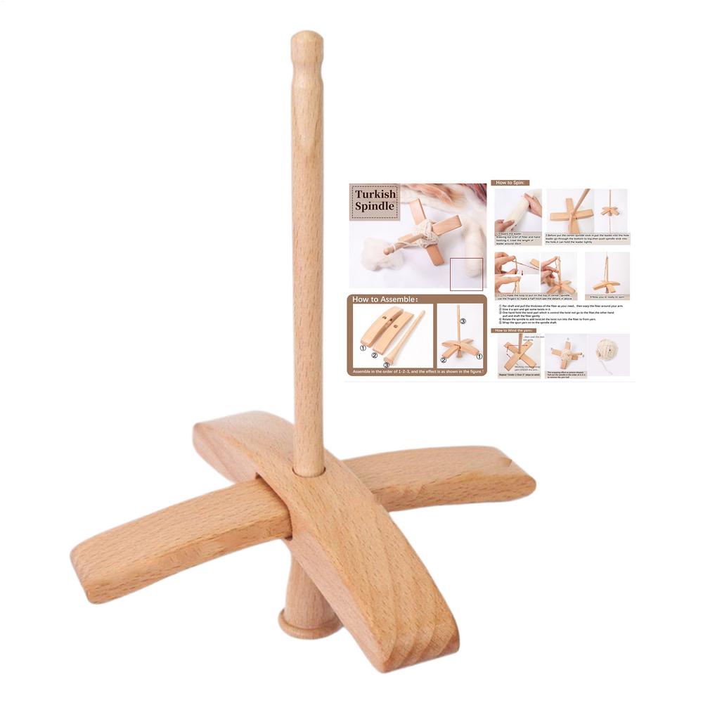 Removable Wooden Turkish drop Spindle